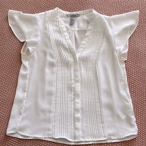 Classic White Office Blouse